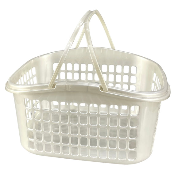 Plexco Laundry Basket Pearl