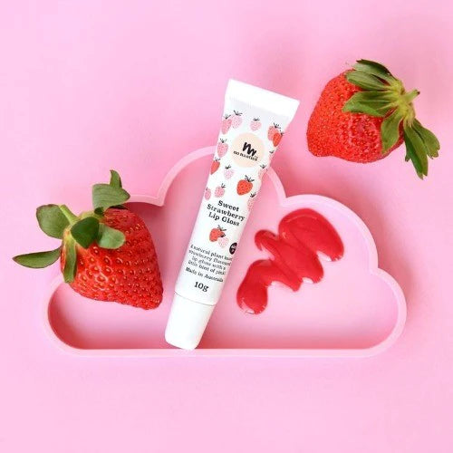 No Nasties - All Natural Sweet Strawberry Lip Gloss for Kids and Mums (10g)