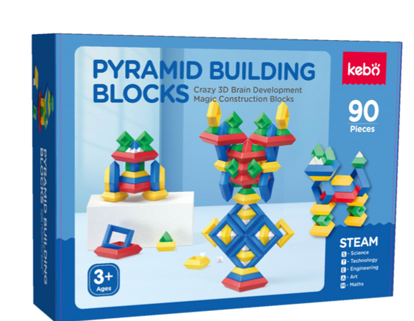Kebo - Pyramid Building Blocks (90pcs)