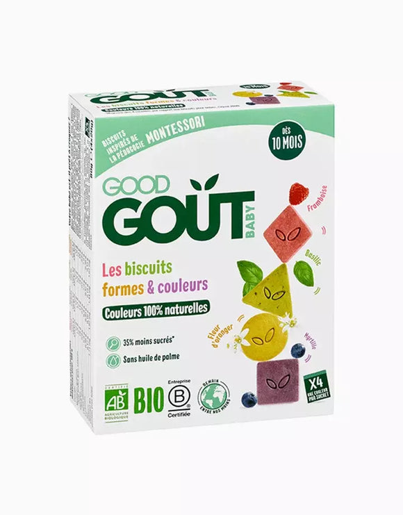 Good Gout - Colors and Shapes Biscuits 80g (10mos)