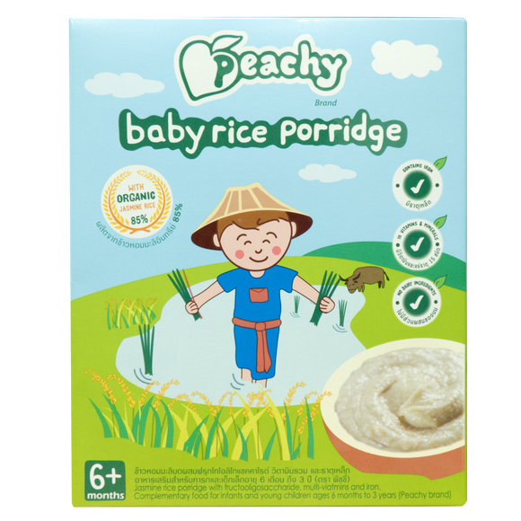 Peachy Baby- Baby Rice Porridge (6Months Up)