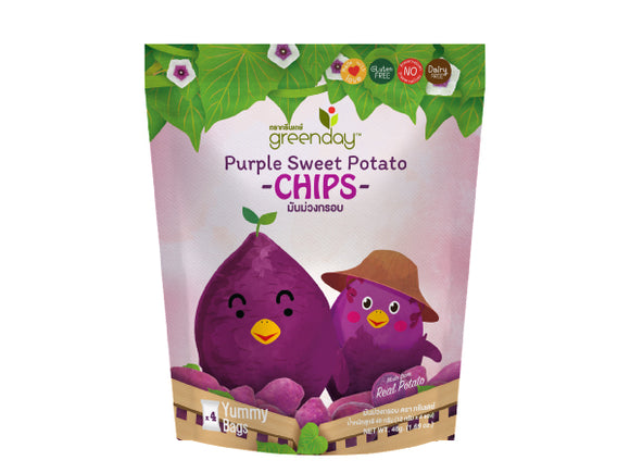 Greenday Kids Purple Sweet Potato Chips 48g