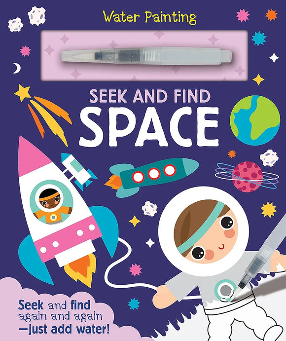 Water Painting Book: Search and Find Space
