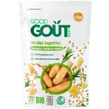 Good Gout - Mini Baguettes with Cheese and Rosemary 70g (10mos)