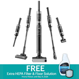 Uv Care Ultra Clean Hydrovac+ Uv Vaccum w/ Free Antimicrobal Solution and Hepa Filter