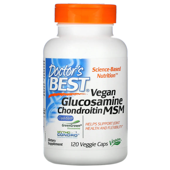 Doctor's Best - Vegan Glucosamine Chondroitin MSM (120 Caps)