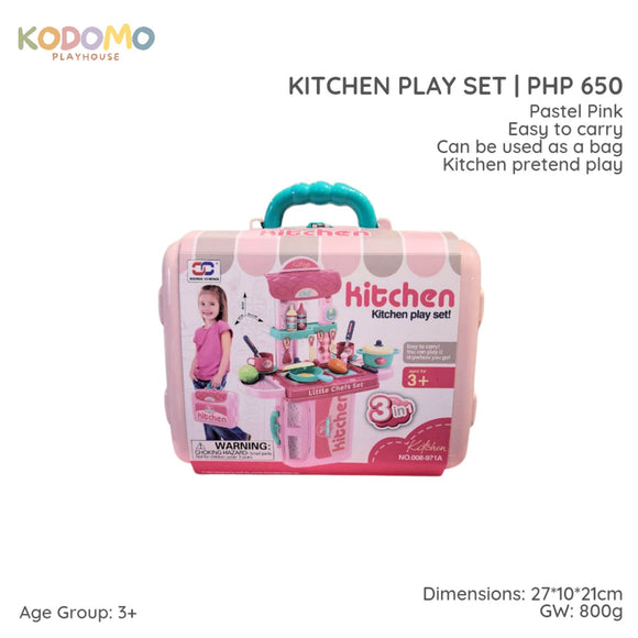 Kodomo Playhouse - 3 in 1 Kitchen Play Set