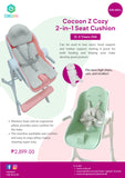 Oribel Cocoon Z Cozy 2in1 Seat Cushion
