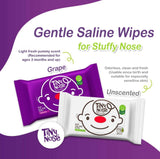 Tiny Nose Baby Saline Wipes (Unscented)