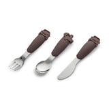Citron - Silicone Cutlery Set with Pouch (With Design)