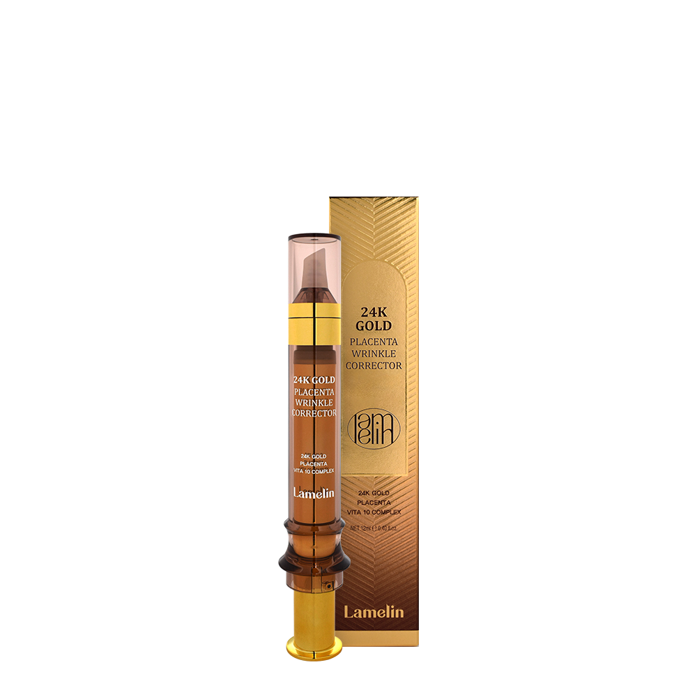 Lamelin 24K GOLD WRINKLE CORRECTOR 14個 Lamelin 24K Gold Placenta Wrinkle Corrector 12ml – Urban