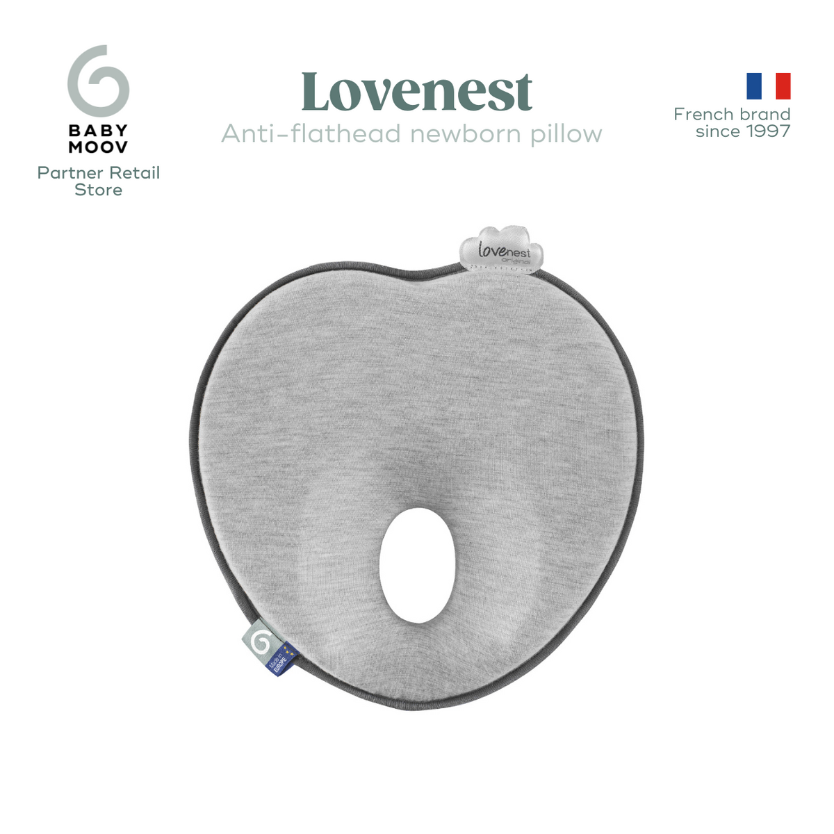 Babymoov Lovenest Original (Newborn Anti-Flat Head Pillow)