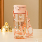 Richell - Axstars - Straw Bottle with Strap