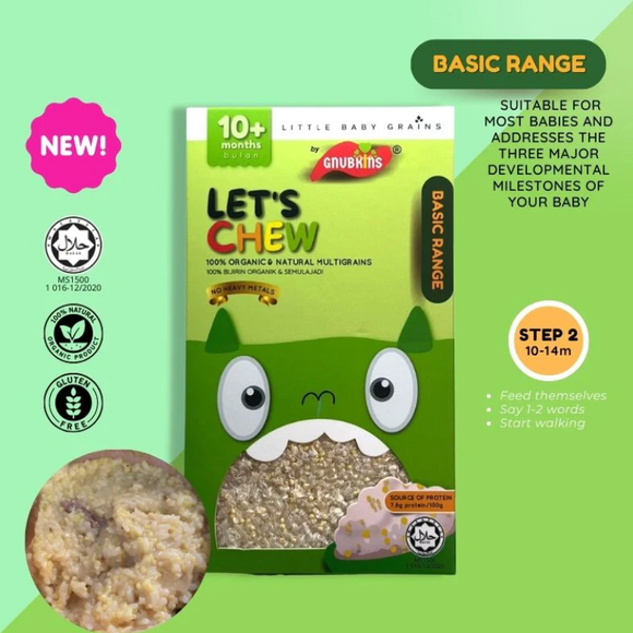 Little Baby Grains Let's Chew from 10 months (BASIC Range)
