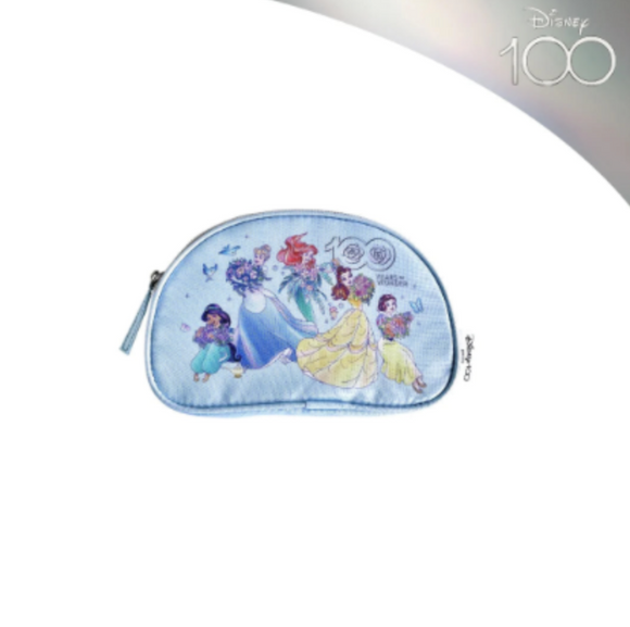 Zippies Lab Disney 100 Basic Multipurpose Pouch - Platinum Princess