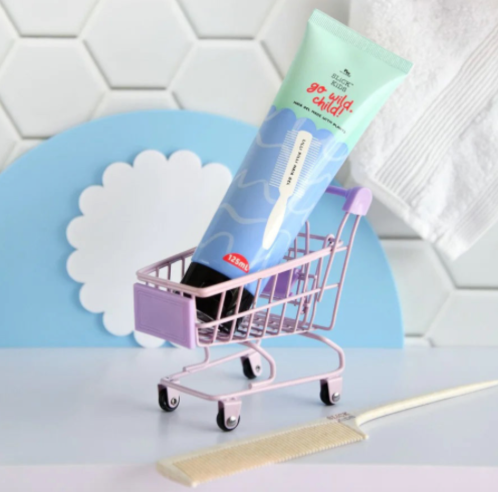 No Nasties Slick Kids Hair Gel in Zesty Lime and Fresh Mint 125ml