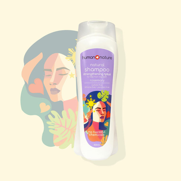 Human Nature Strengthening +PLUS Shampoo Rosemary 400ml