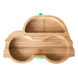 Ecorascals Bamboo Car plate with Super Suction Base