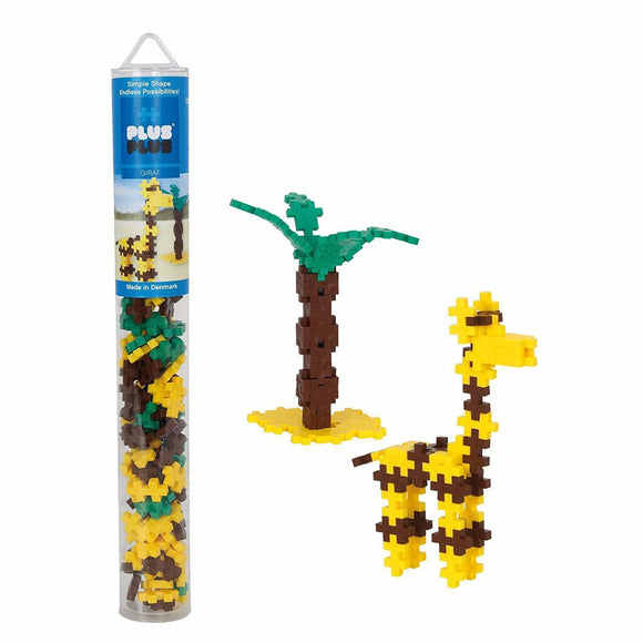 Plus-Plus Block Toys - Tube Mini Giraffe 100 pcs