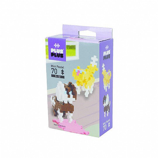 Plus Plus Toy Blocks - Mini Pastel 70pcs Pets