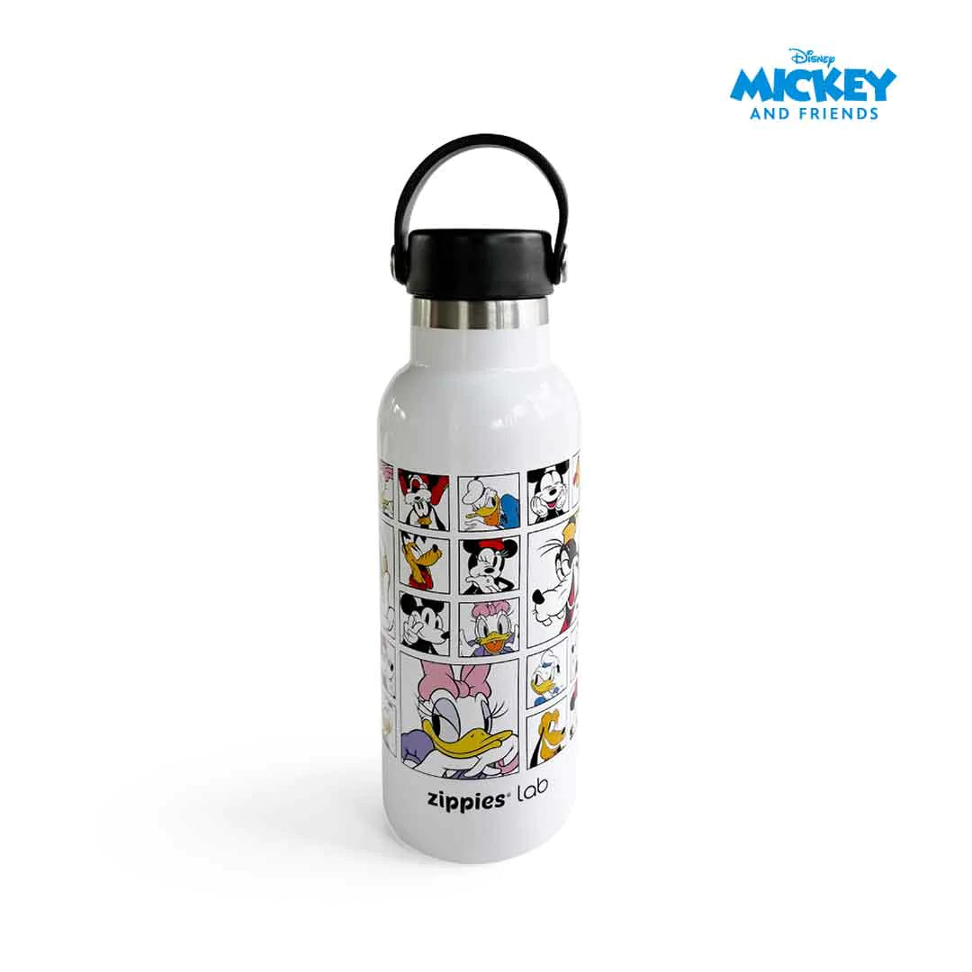 Mickey Mouse Stainless Steel Water Bottle with Clip