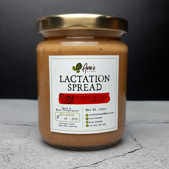 Ava’s Kitchen Peanut Butter with Almonds Lactation Spread (200ml)