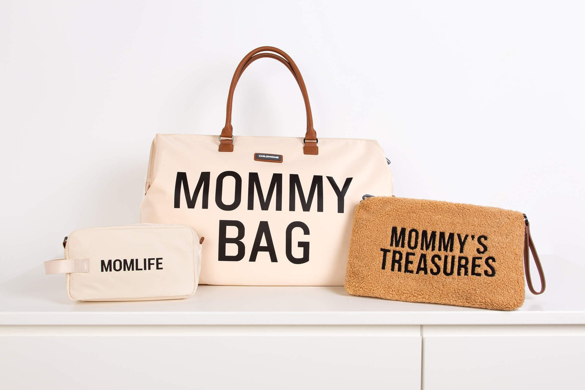 CHILDHOME MOMMY BAG NURSERY BAG OFF WHITE BLACK – Urban