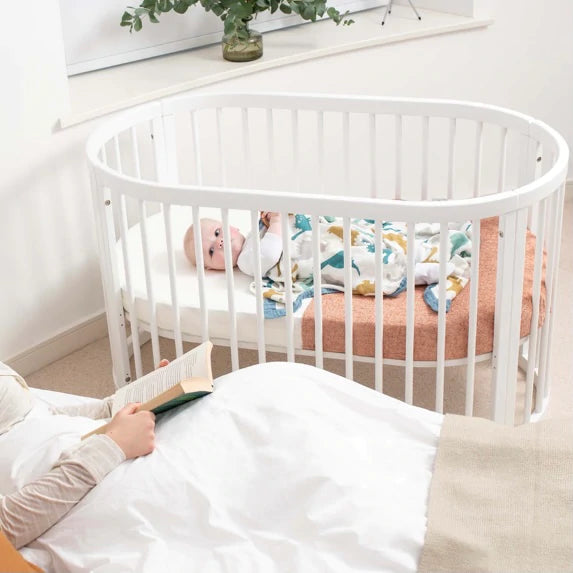 Oval cribs for babies hotsell