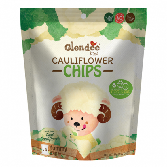 Glendee Kids Cauliflower Chips 36g (12months up)