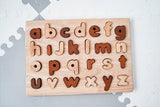 QToys Natural Lowercase Letter Puzzle