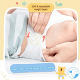 Baby Moby Chlorine Free Tape Diapers (SmallSize 3-6kgs) - 40pcs