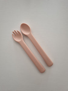 Tots and Kisses First Spoon and Fork Set
