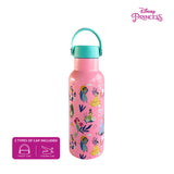 Zippies Lab Disney Insulated Water Bottle Collection 483ml (2 CAPS)