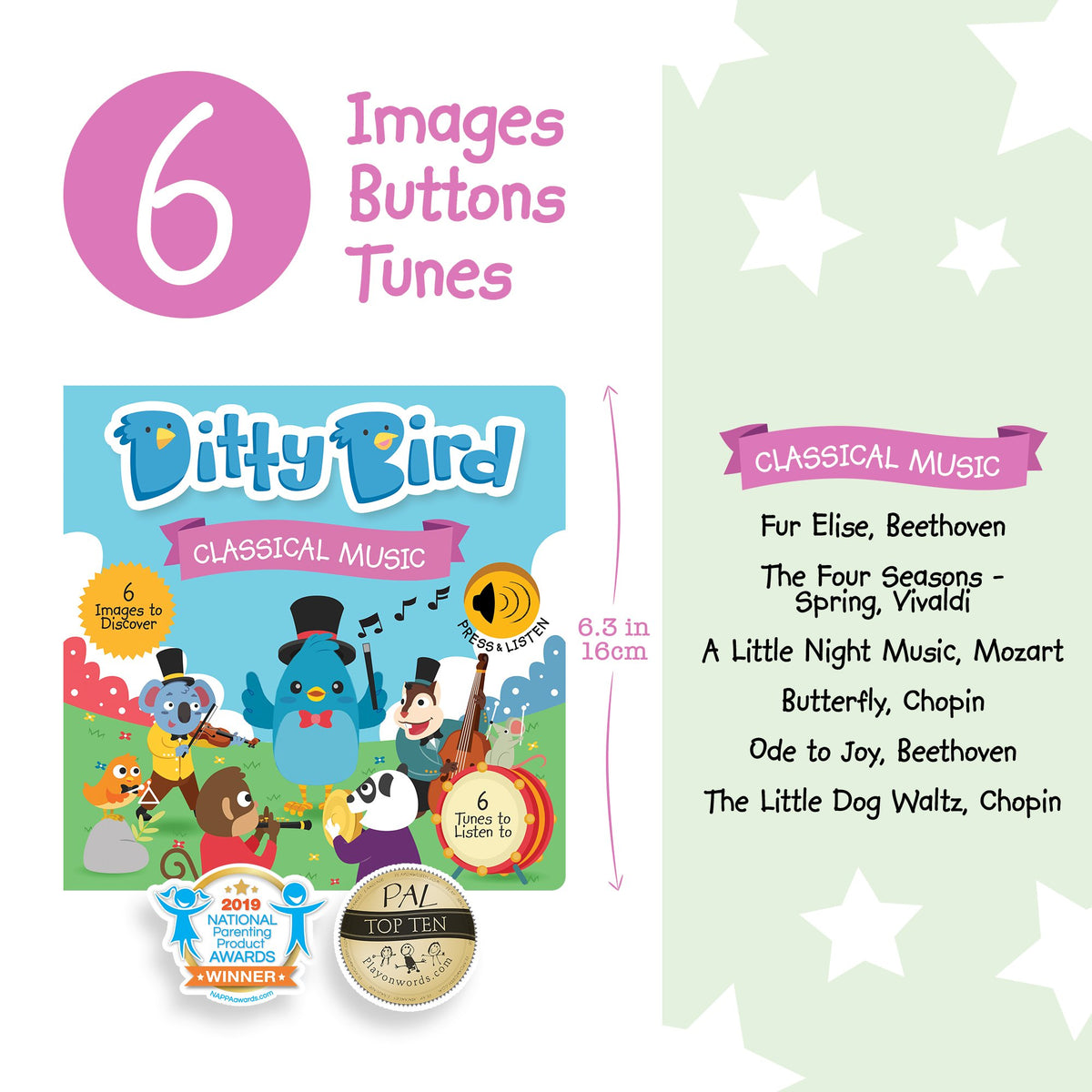 Ditty Bird Musical Book - CLASSICAL MUSIC – Urban Essentials Philippines