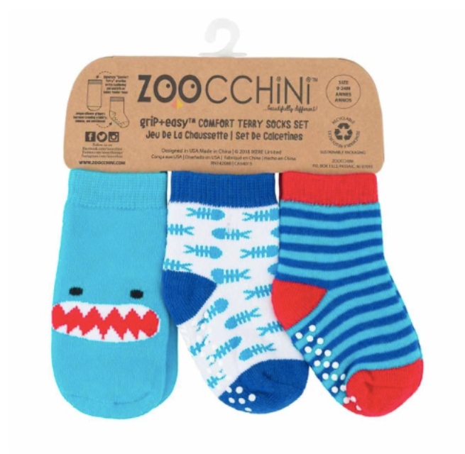 Zoocchini Baby Safety Grip Socks