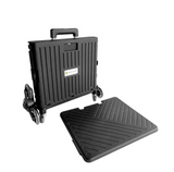 Clever Spaces Stair Climber Foldable Trolley Cart with Lid