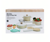 Anko Wooden Pots And Pans Set
