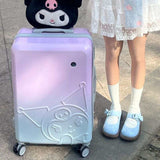 Little Fat Hugs - Kuromi Luggage 24"