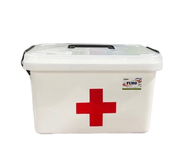 Plexco FA 199 First Aid Box White