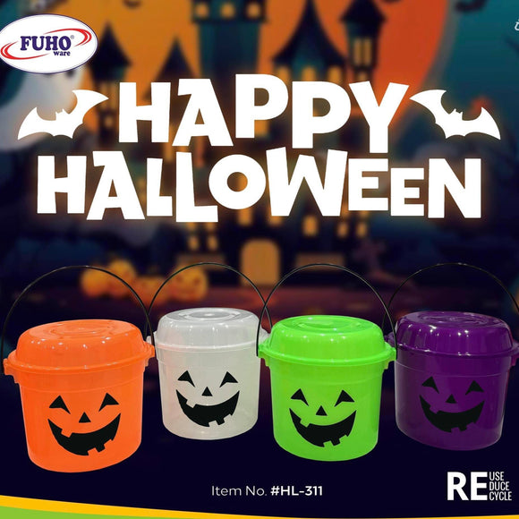 Plexco Trick or Treat Halloween Bucket 3L