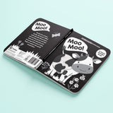 Hinkler Explore High Contrast Moo Moo! Touch and Feel Board Book
