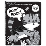 Hinkler Explore High Contrast Rawr Rawr! Touch and Feel Board Book