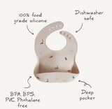 Mushie Silicone Baby Bib