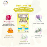 DodoLove Onion Stickers Turmeric Oil Formula - Anti-Virus (6 Stickers)