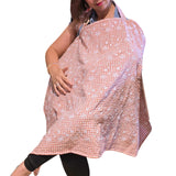 Sew Childhood - Apron Seersucker Eyelet Floral Gingham Nursing Cover