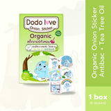 DodoLove Onion Stickers Tea Tree Oil Formula - Anti Bacterial (6 Stickers)