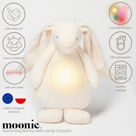 Moonie Humming Bunny with Lamp
