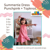 Sew Childhood - Summertie Dress + Top Knot