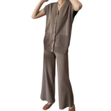 Artse Mnl Knitted Vest and Pants Set