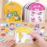 The Kiddie Concept Color Sorting Busy Book